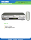 Daewoo DVD Player SD-8100P User Guide : Free Download, Borrow, and