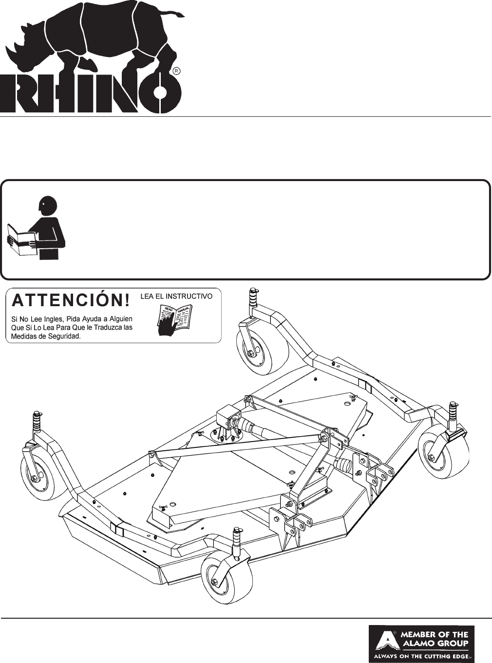 Rhino Mounts Lawn Mower FM100 User Guide