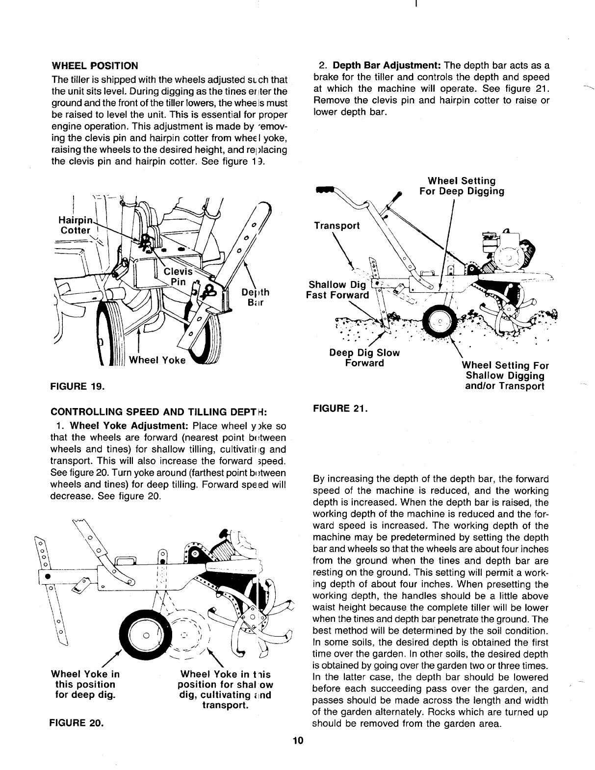 Page 10 Of MTD Tiller 216-320-000 User Guide | ManualsOnline.com