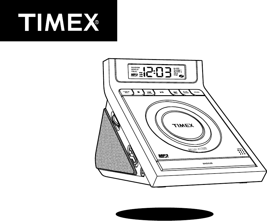 timex retro alarm clock radio manual