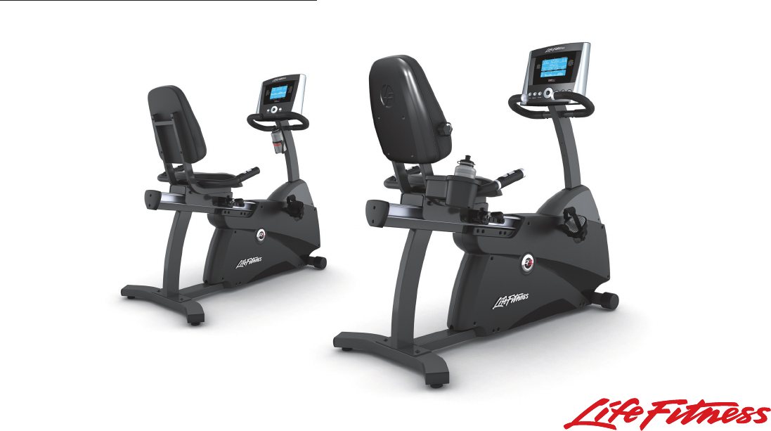 Life Fitness Bicycle R1 User Guide