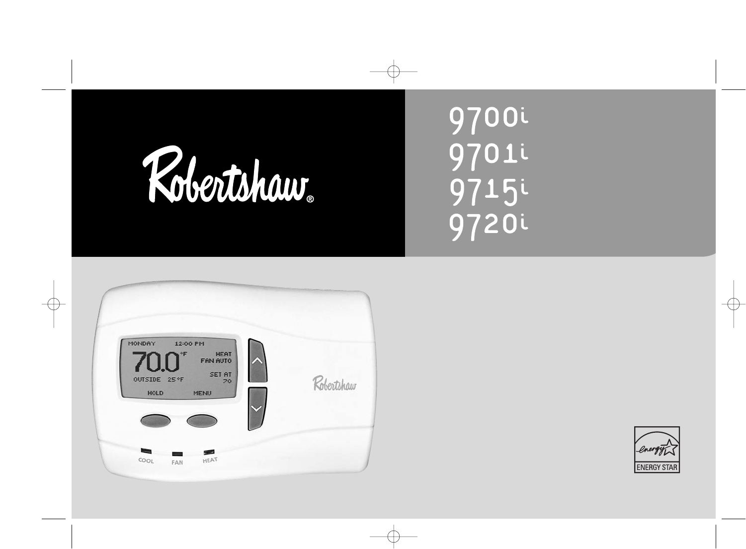 Robertshaw Thermostat 9720i User Guide | ManualsOnline.com