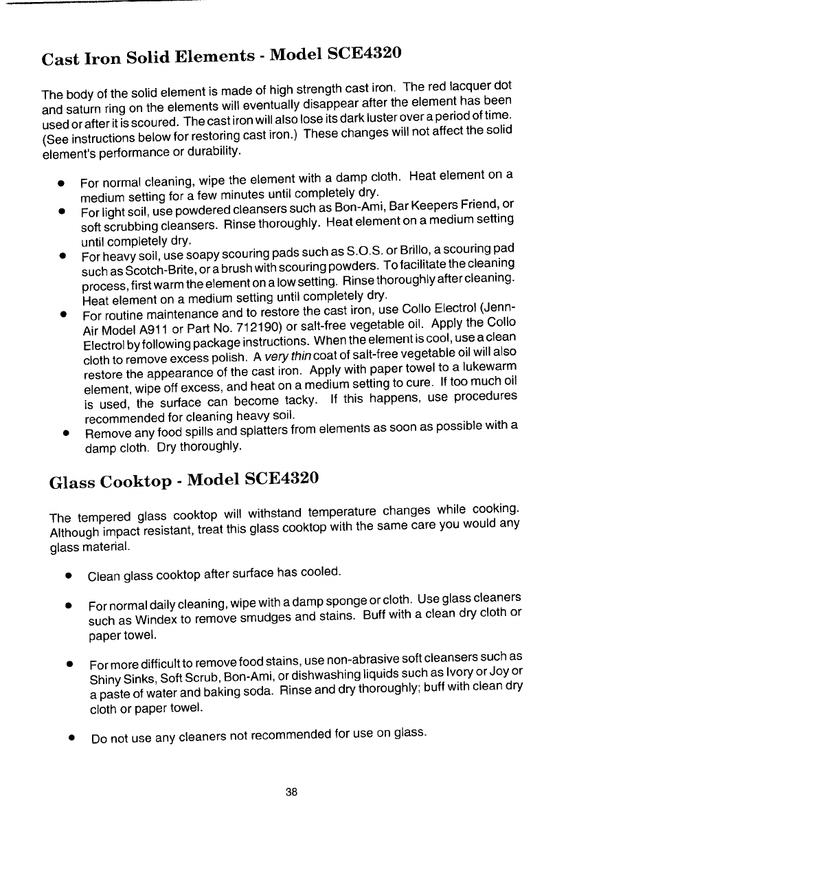 Page 36 Of Jenn Air Range Sce4340 User Guide Manualsonline Com