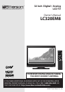Emerson 19 LCD DIGITAL TV LC195EM87 HDTV