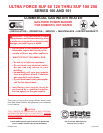 State censible 510e gas water heater manual