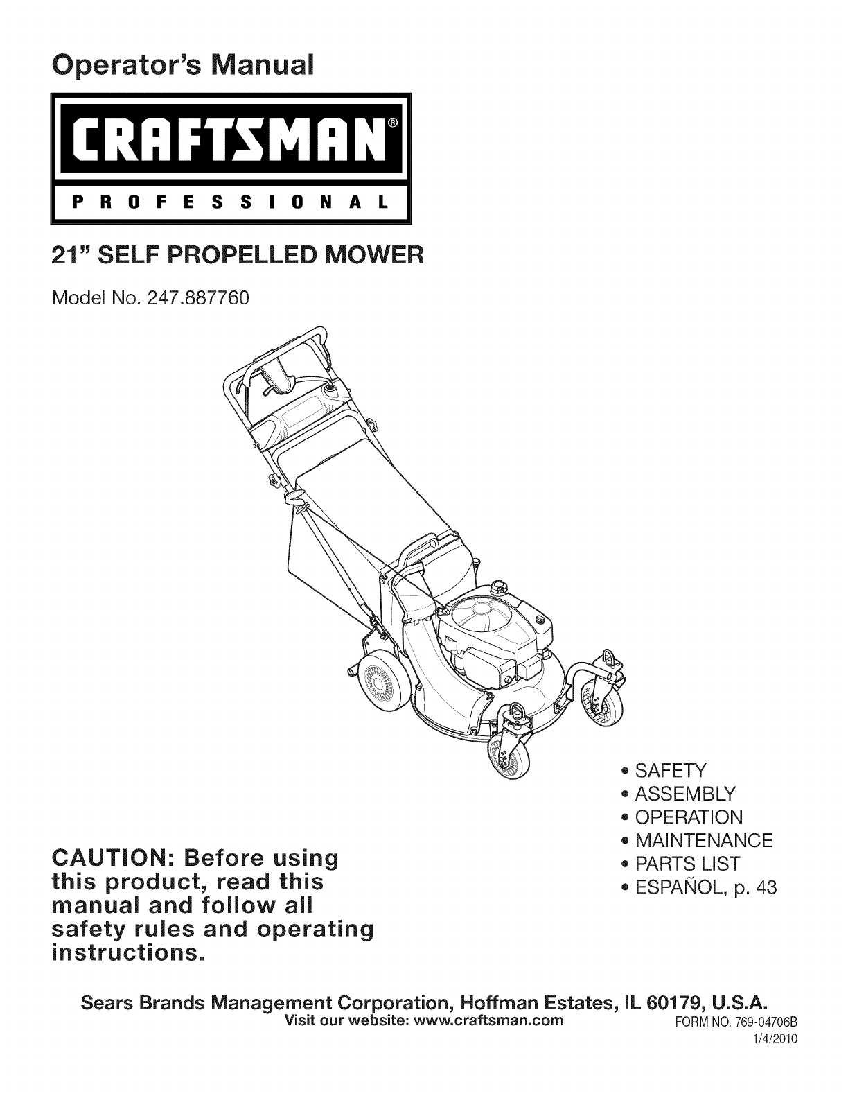 Craftsman Edger 536 Manual