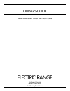 User manual Frigidaire FEF450BW (English - 28 pages)