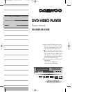 Daewoo DVD Player SD-8100P User Guide : Free Download, Borrow, and