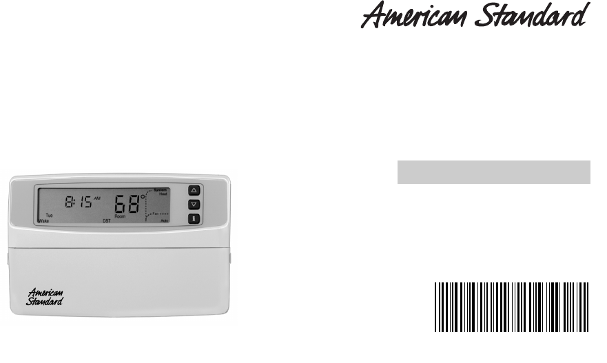 American standard thermostat manual