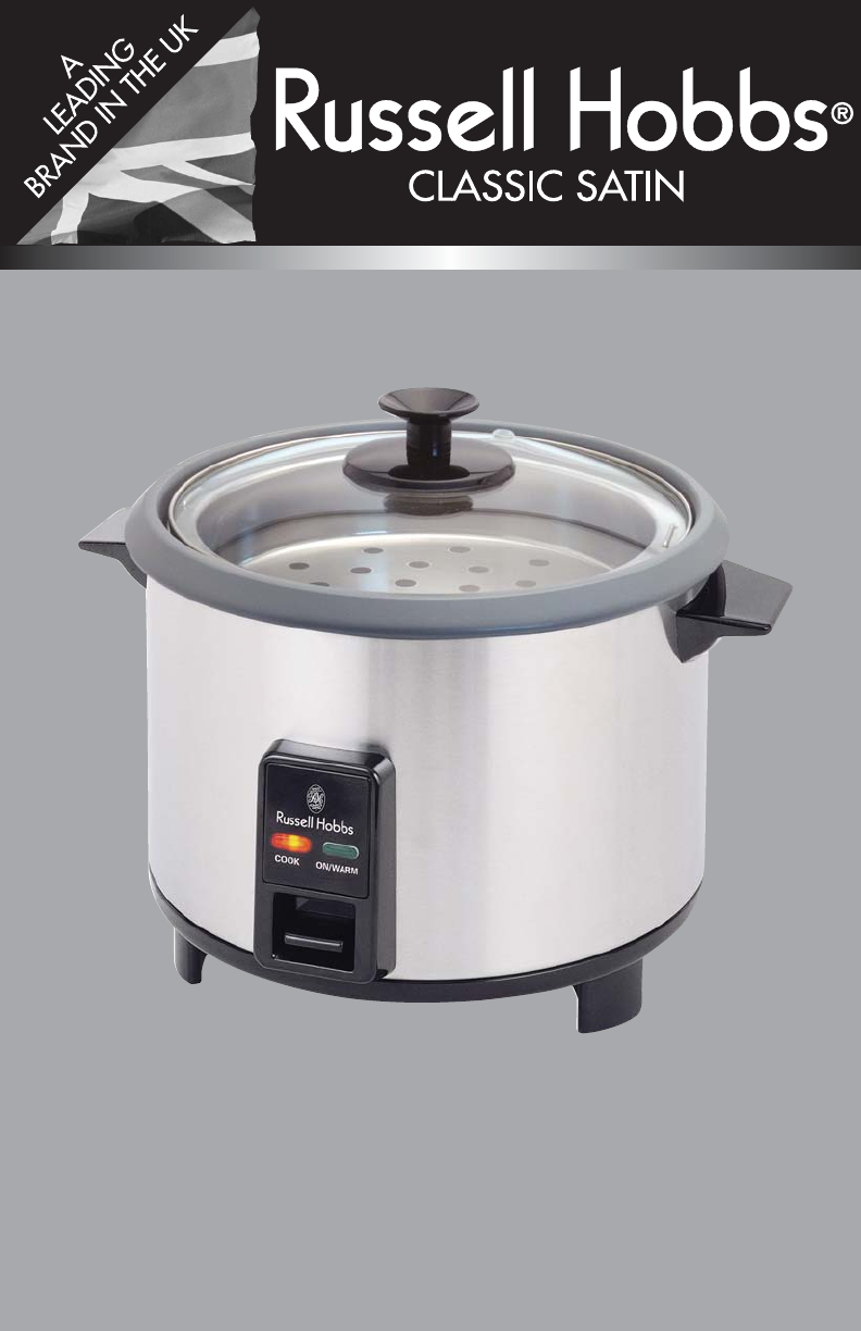 Toastmaster Rice Cooker RHRC100AGCAN User Guide