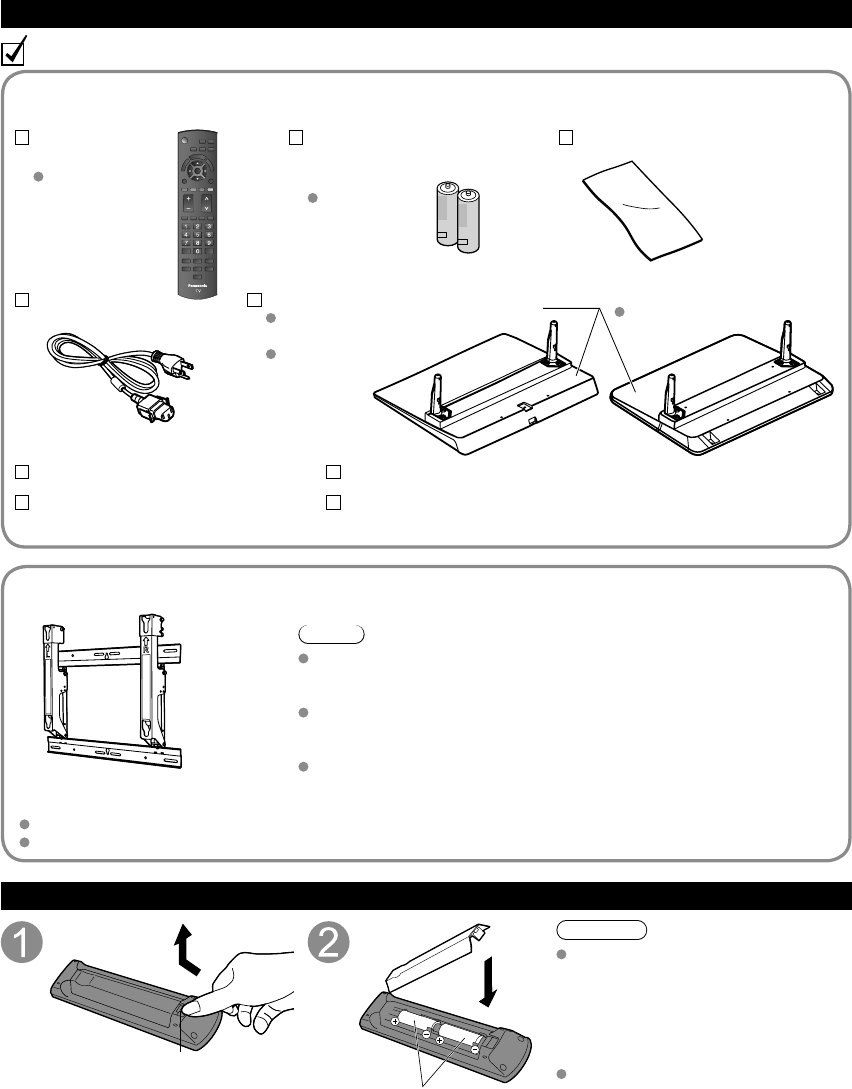 Page 8 of Panasonic Flat Panel Television TC-P46S1 User Guide