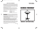 George foreman grill manual gr35tmr