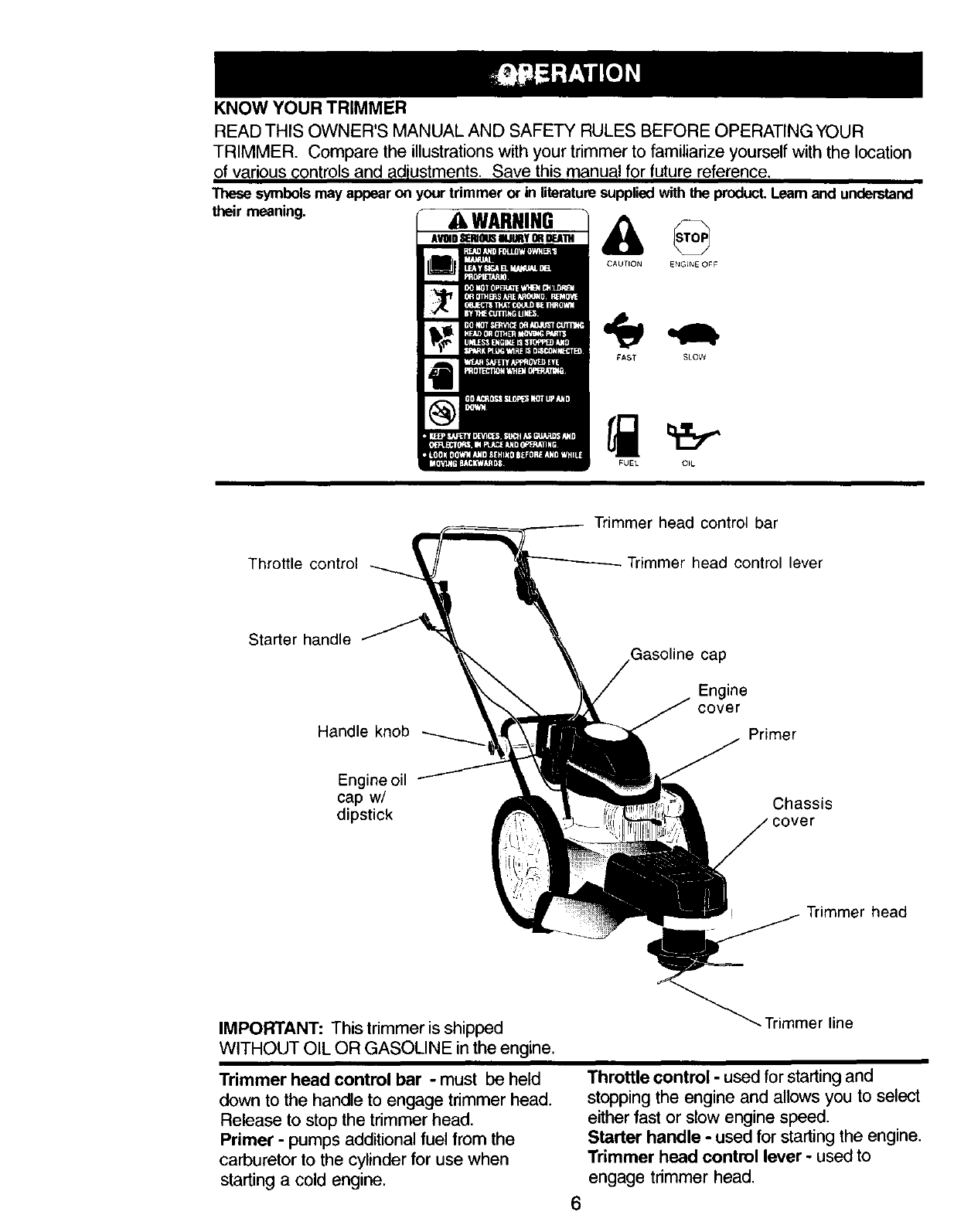 Page 6 of Craftsman Trimmer 917.77342 User Guide | ManualsOnline.com