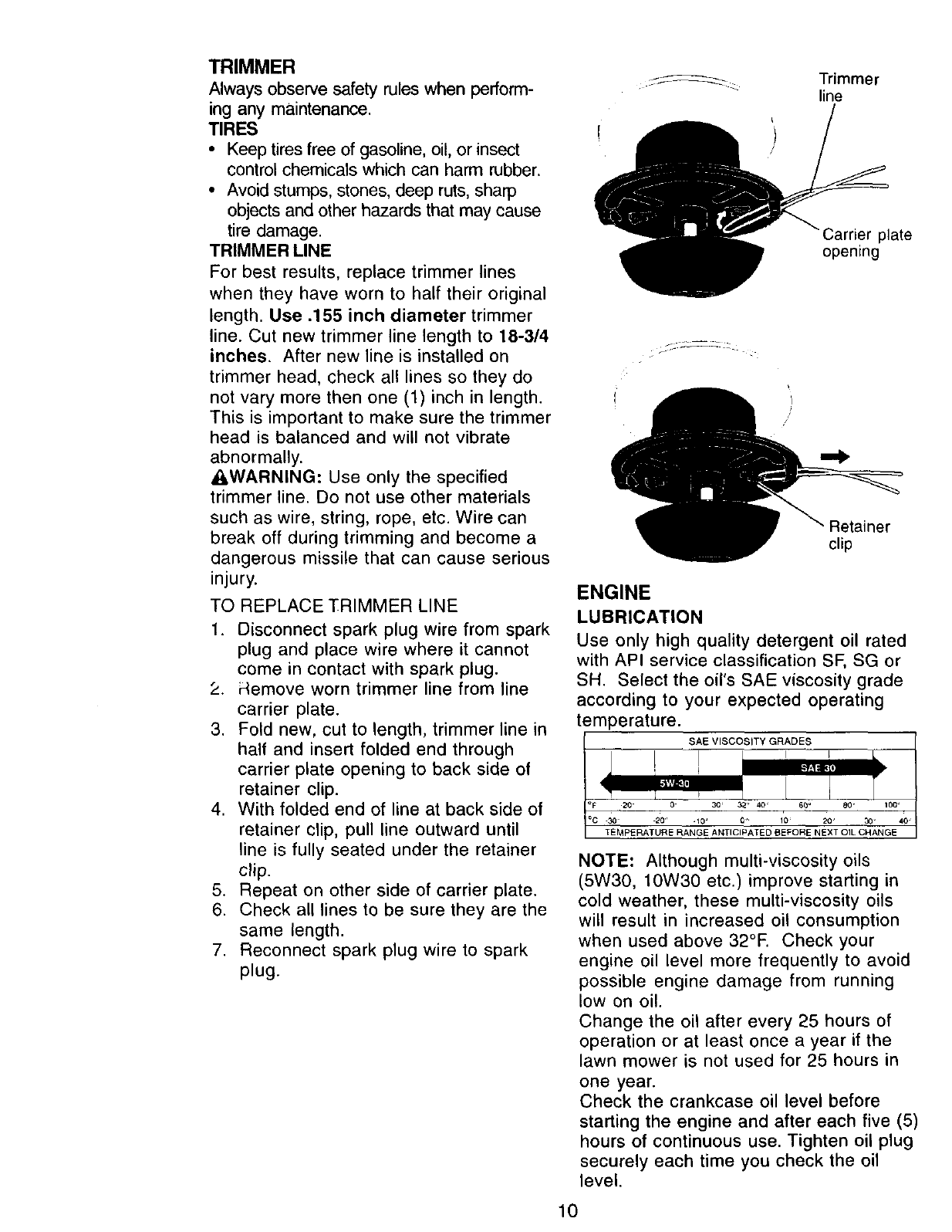 Page 10 of Craftsman Trimmer 917.77342 User Guide | ManualsOnline.com