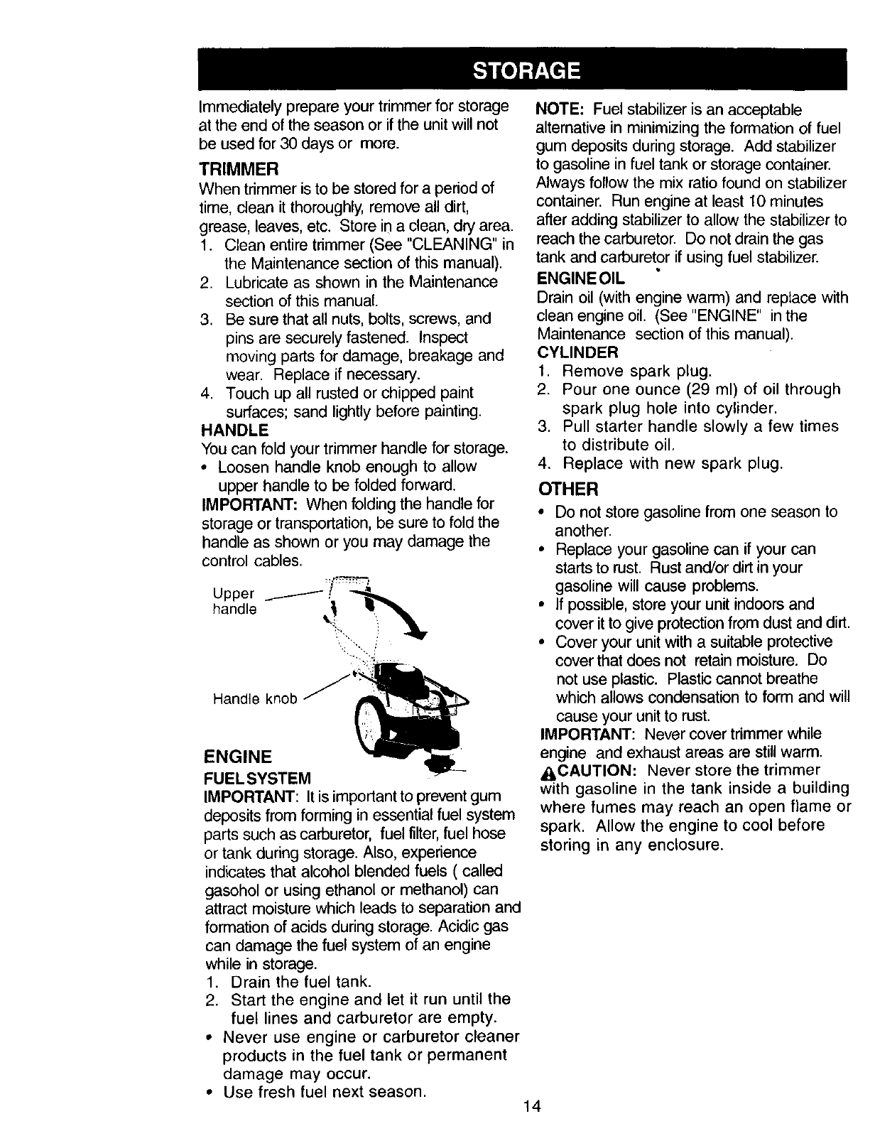 Page 14 of Craftsman Trimmer 917.77342 User Guide | ManualsOnline.com