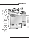 hotpoint stove parts manual