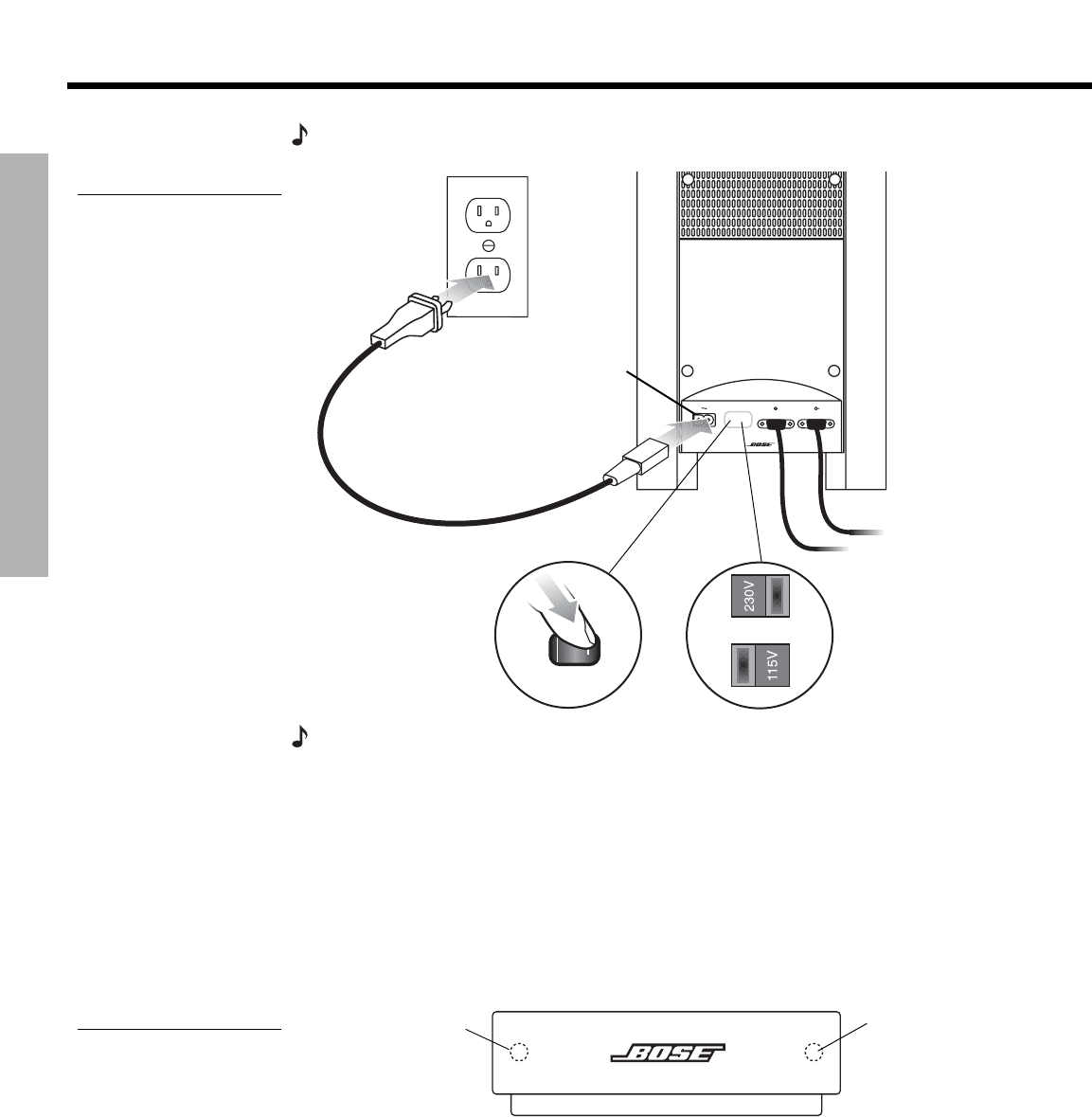 Bose Cinemate Speaker System Manual