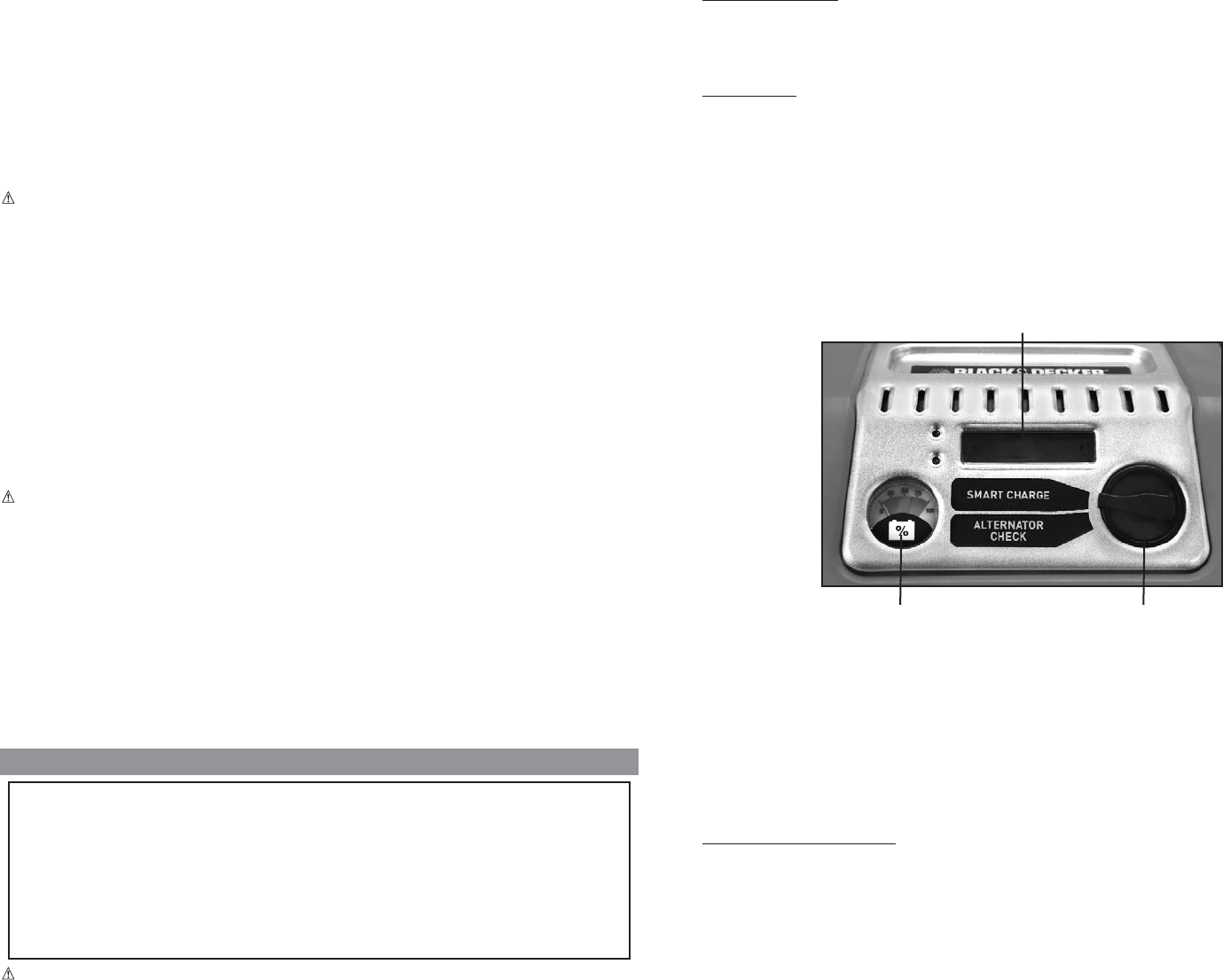 Page 3 of Black Decker Battery Charger BCS10B User Guide