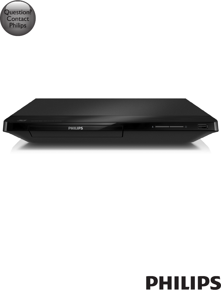 Philips Bluray Player BDP2285 User Guide