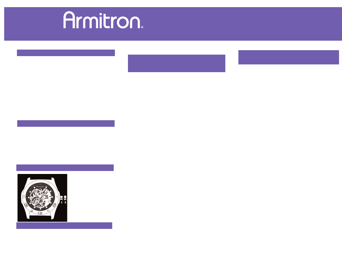 armitron watch manual 408417