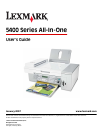 lexmark printer 5400 series install