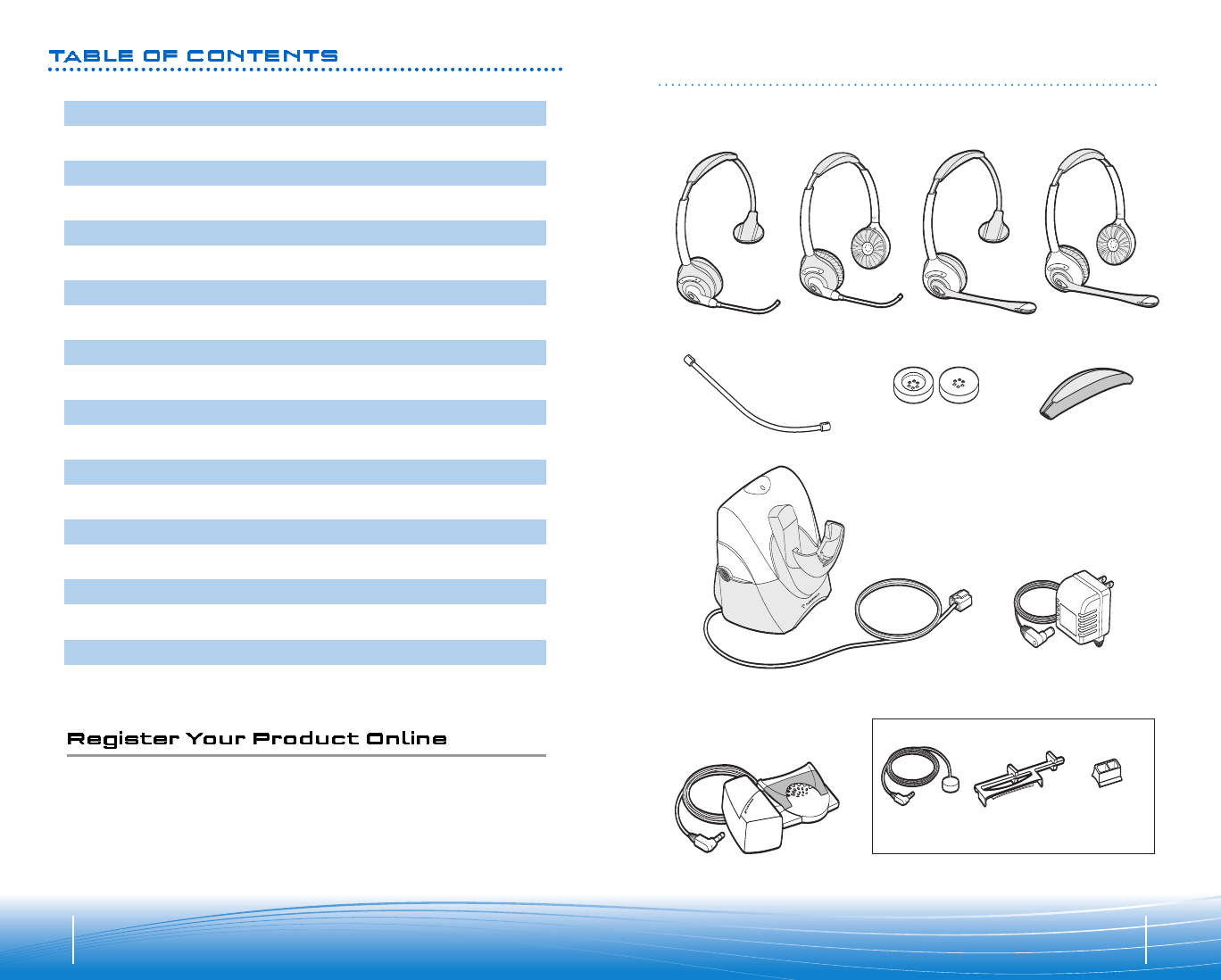 plantronics wireless headset manual