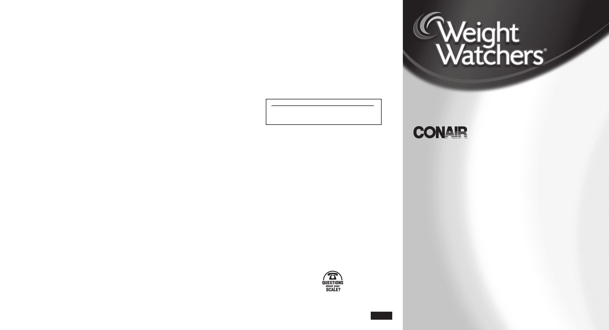 Conair Scale WW35D User Guide | ManualsOnline.com