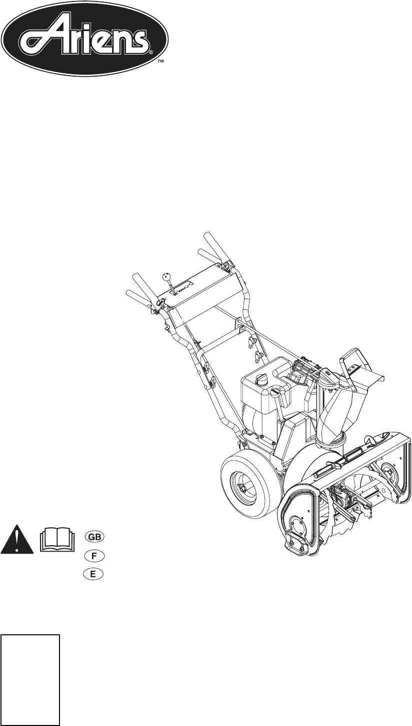 How do you find an Ariens snow blower manual?