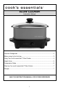 West Bend Slow Cooker Manual 5225