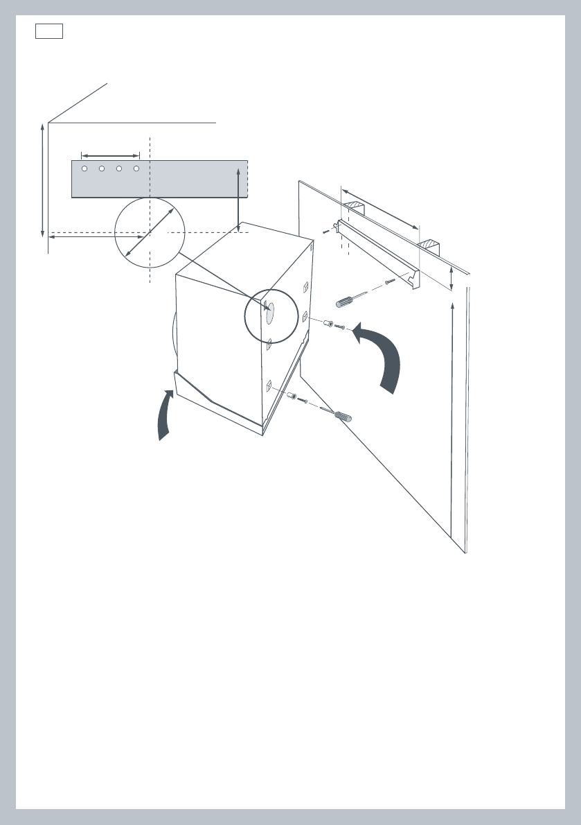 Fisher and Paykel  AD39AU Clothes Dryer Wall Bracket instructions 2 spacers 