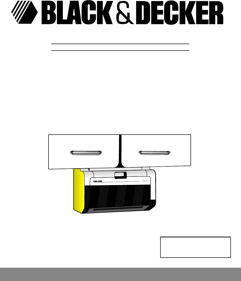 Black Decker Can Opener EC600 EC900 User Guide ManualsOnline