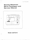 Singer 3207 Instruction Manual : Sewing Parts Online