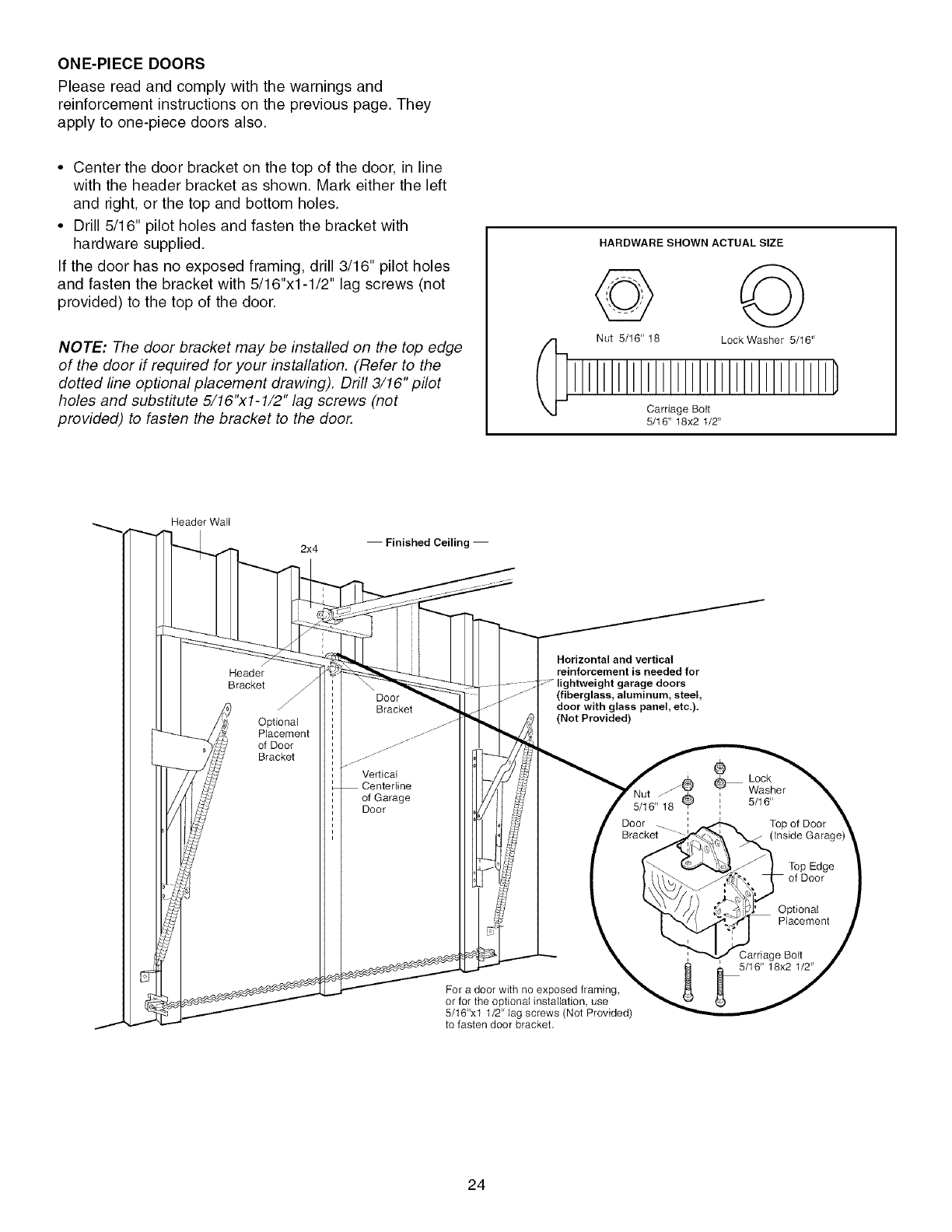 Page 24 Of Sears Garage Door Opener 139 d User Guide Manualsonline Com