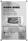 Have a look at the manual Black and Decker Toaster Oven TO2050S User Manual  online for free. It's possible to dow…