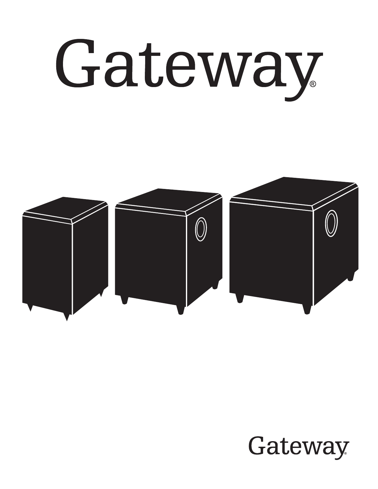 Gateway Speaker SW103 User Guide | ManualsOnline.com