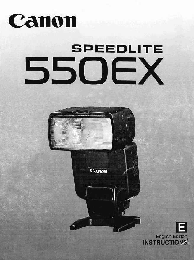Canon Camera Flash 550EX User Guide | ManualsOnline.com