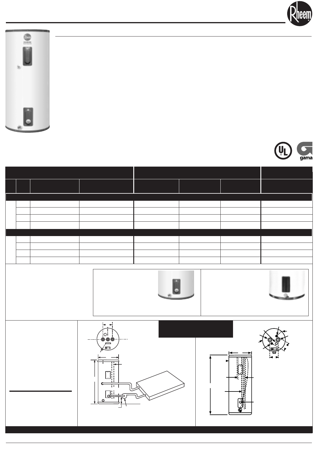 Rheem hot water heater 81v40d manual