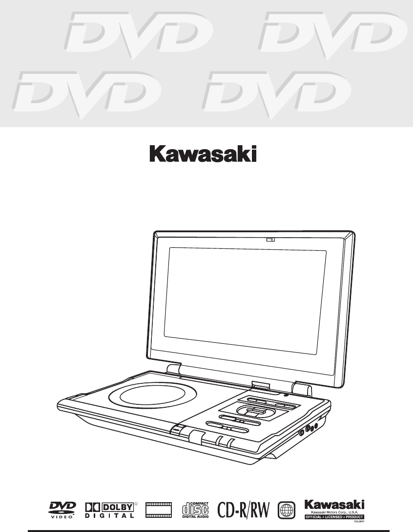 arpón aguacero pasado Kawasaki Portable DVD Player PVS10921 User Guide | ManualsOnline.com
