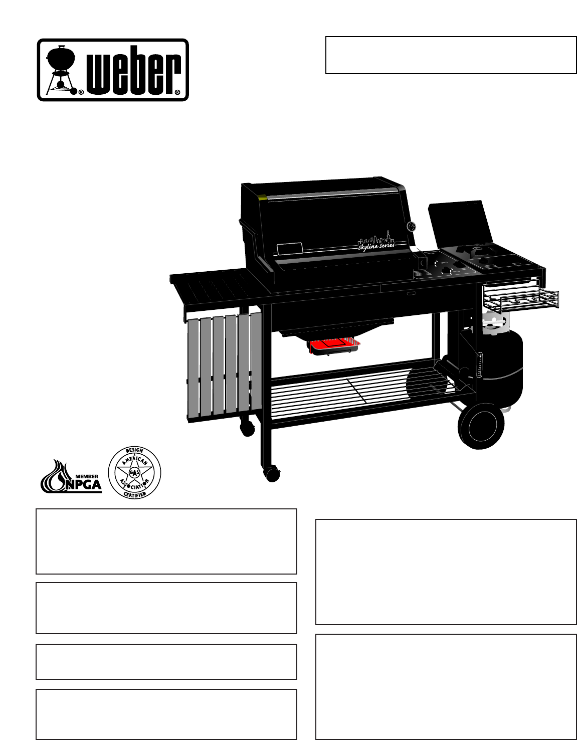 Weber Gas Grill 3200 User Guide