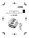 Blood Pressure Monitor REF CH-650