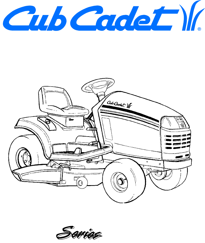 Cub Cadet 2166 Service Manual