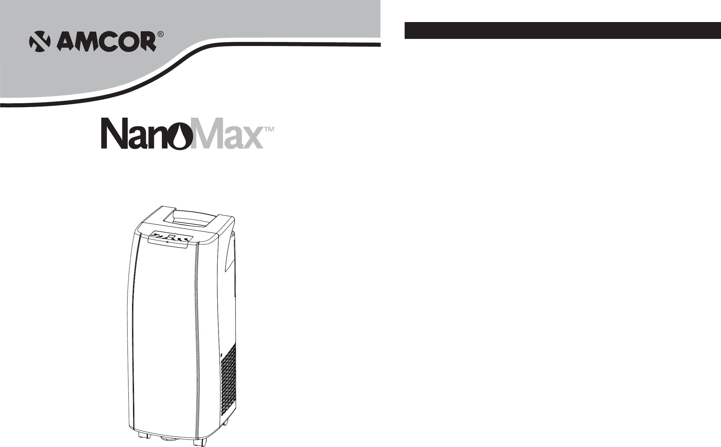 عمود اصنع اسما مثل هذا  Amcor Air Conditioner Portable Air Conditioner User Guide |  ManualsOnline.com