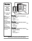 Free Danby Refrigerator User Manuals | ManualsOnline.com