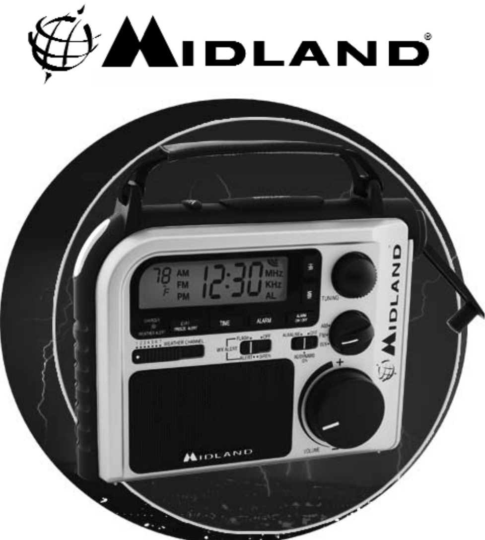 Midland Radio Portable Radio ER102 User Guide | ManualsOnline.com