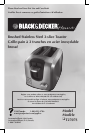 User manual Black & Decker TO1491S (English - 11 pages)