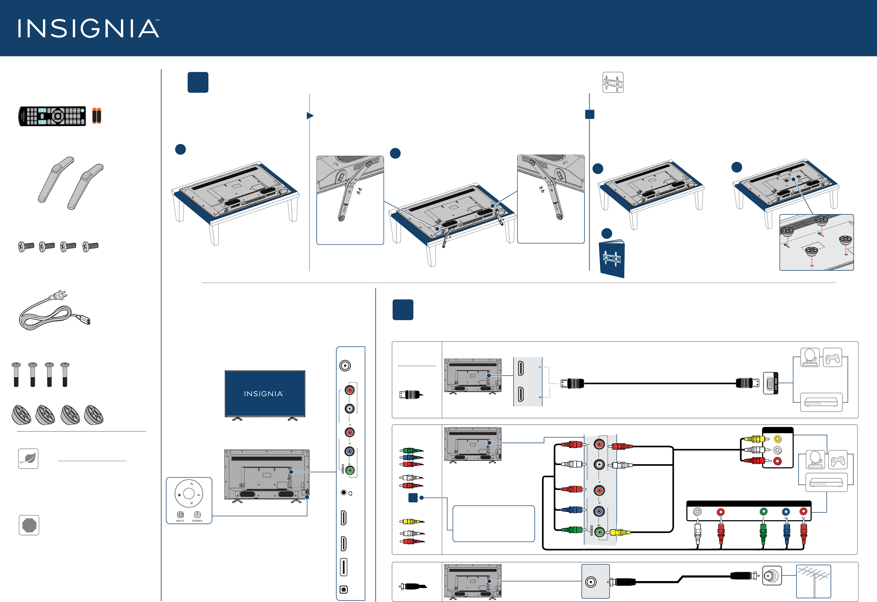 Insignia Flat Panel Television NS-48D420NA16 User Guide | ManualsOnline.com