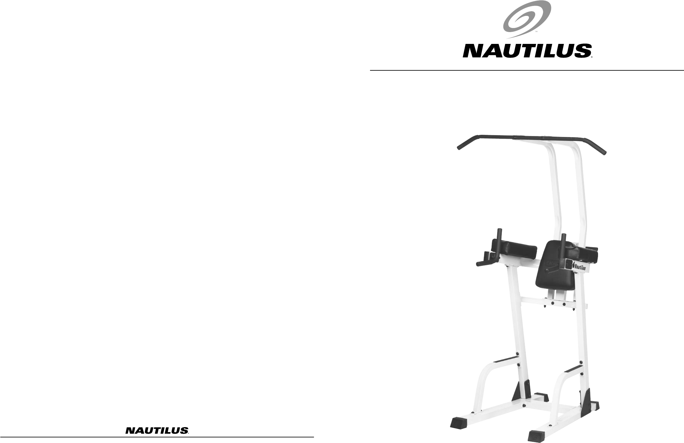 Manual Assembly Nt905 Fitness And Exercise Equipment Repair Parts