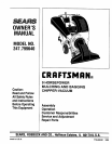 Craftsman Chipper Vac Operator Maint Manual Model No 987.799601 