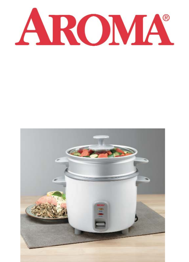 Aroma Rice Cooker ARC-720-1G User Guide | ManualsOnline.com Aroma Rice Cooker Manual En Español