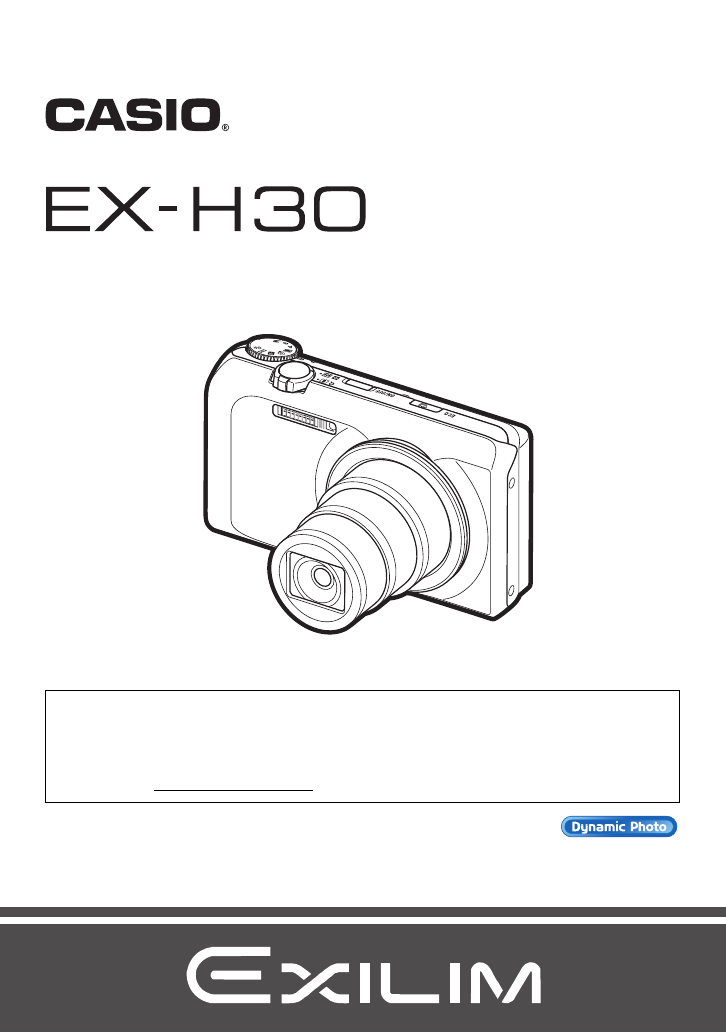 Casio Digital Camera Ex H30 User Guide Manualsonline Com